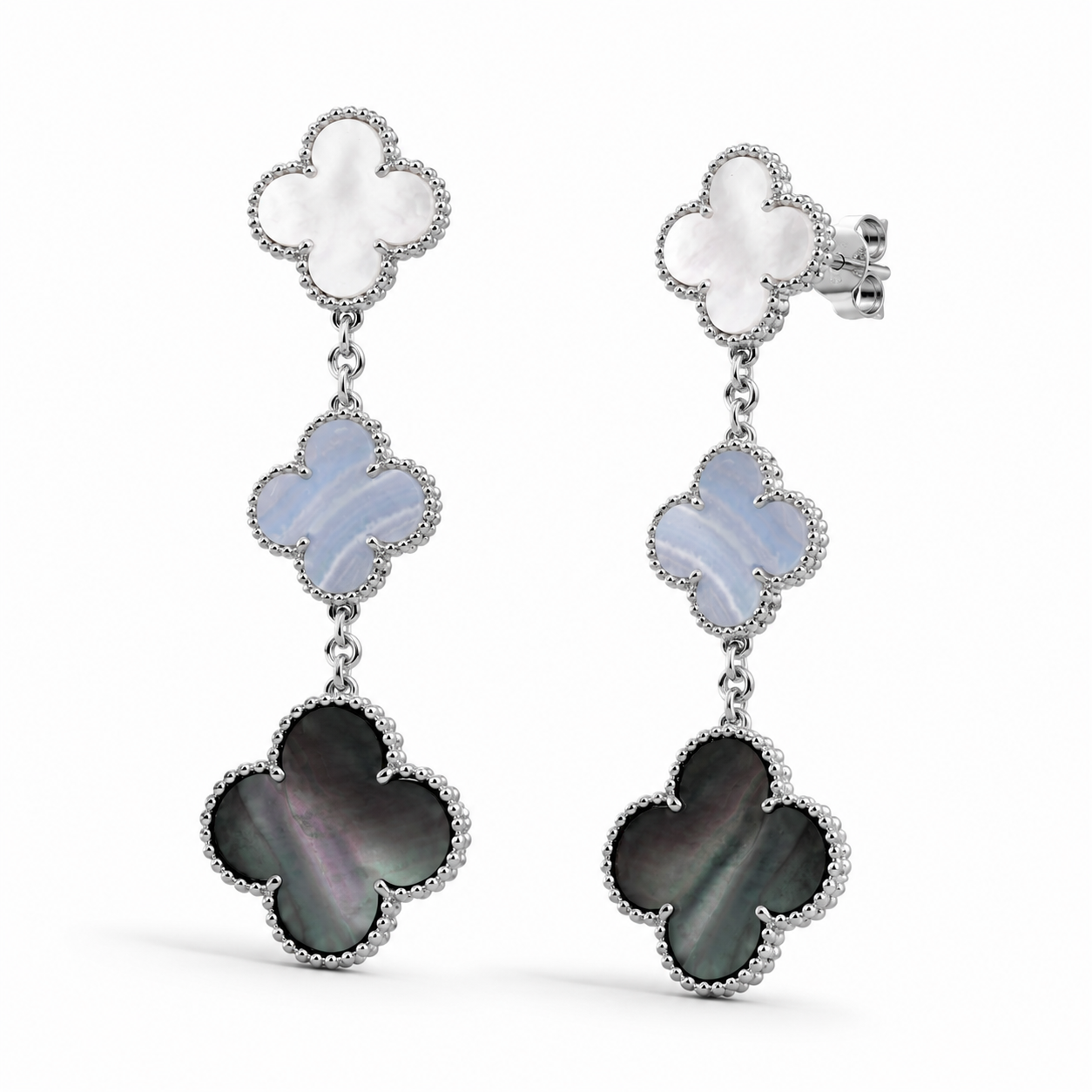 925 Silver, Lucky E, 18K Gold Plated