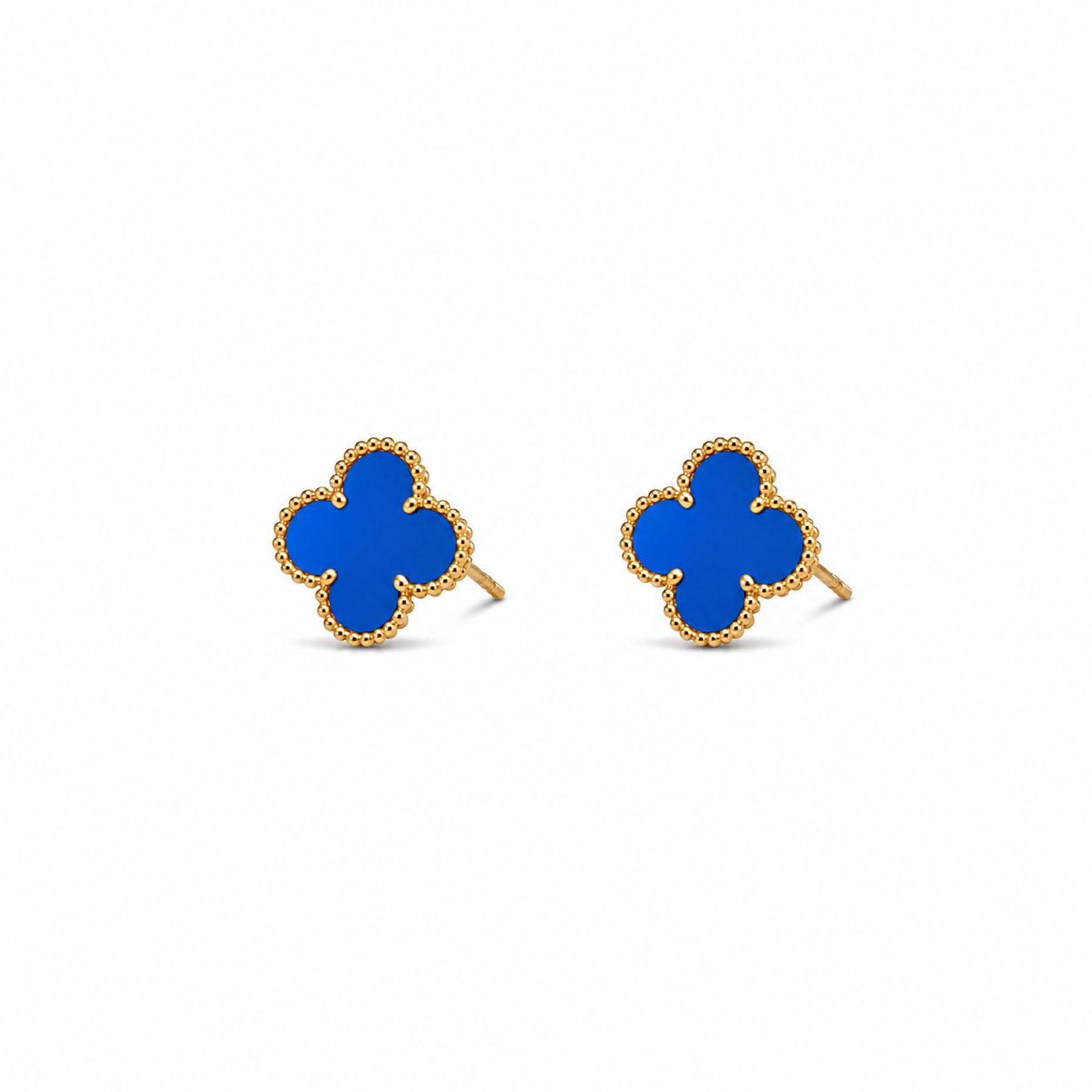 925 Silver, Lucky E, 18K Gold Plated