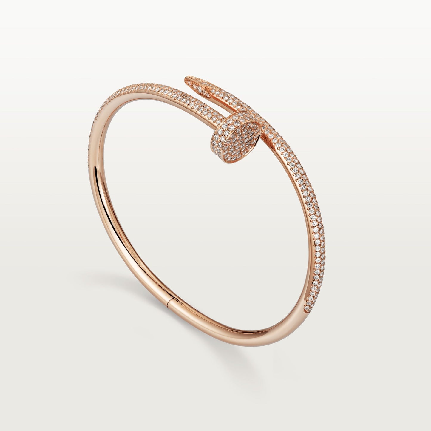 Chivo Boutique Juste Un Clou Bracelet 18k Gold Plated ,Cubic Zircon Paved