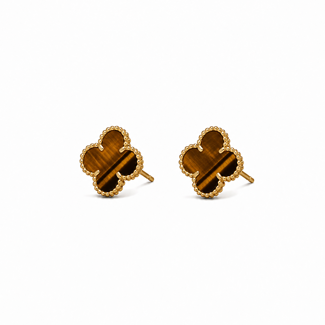 925 Silver, Lucky E, 18K Gold Plated