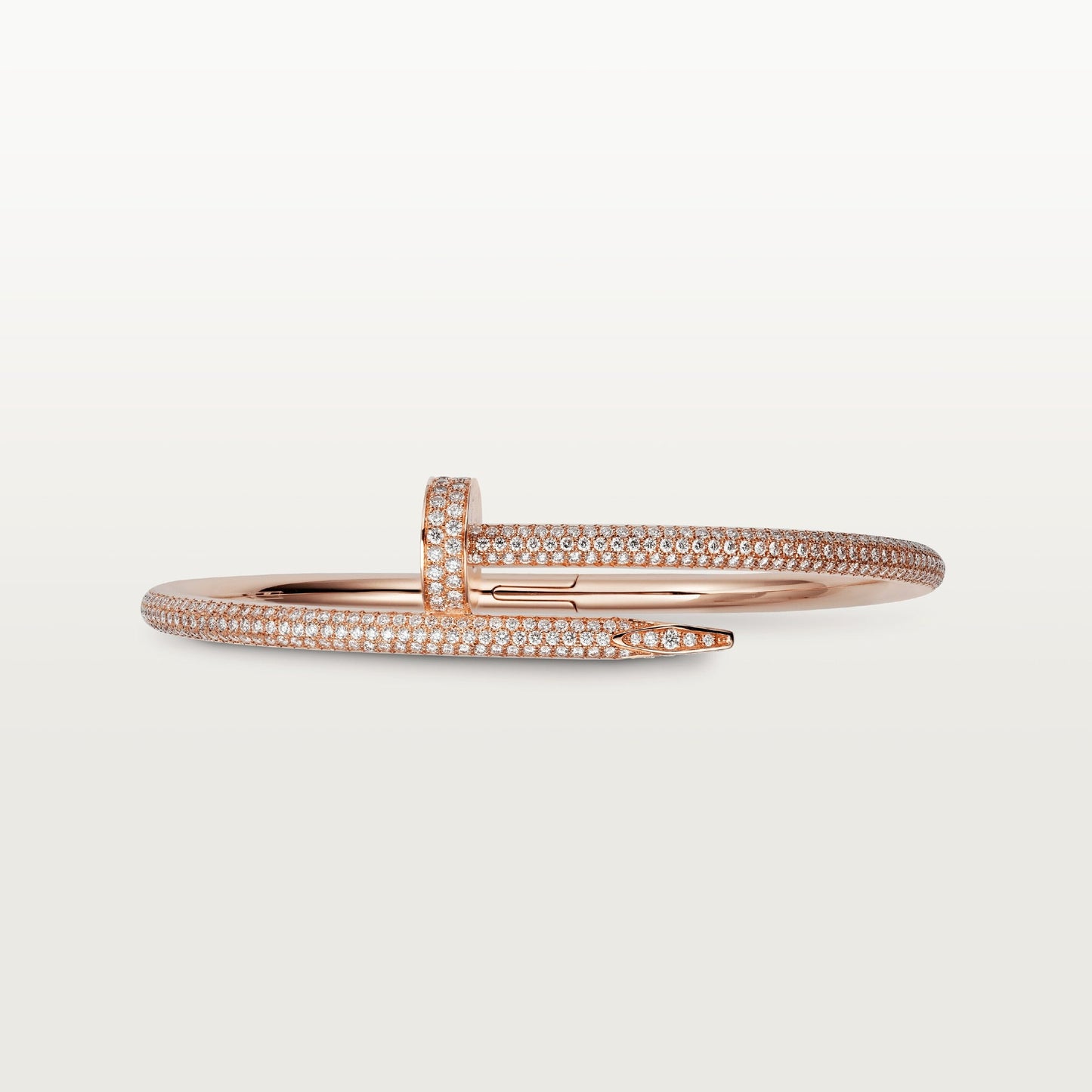 Chivo Boutique Juste Un Clou Bracelet 18k Gold Plated ,Cubic Zircon Paved
