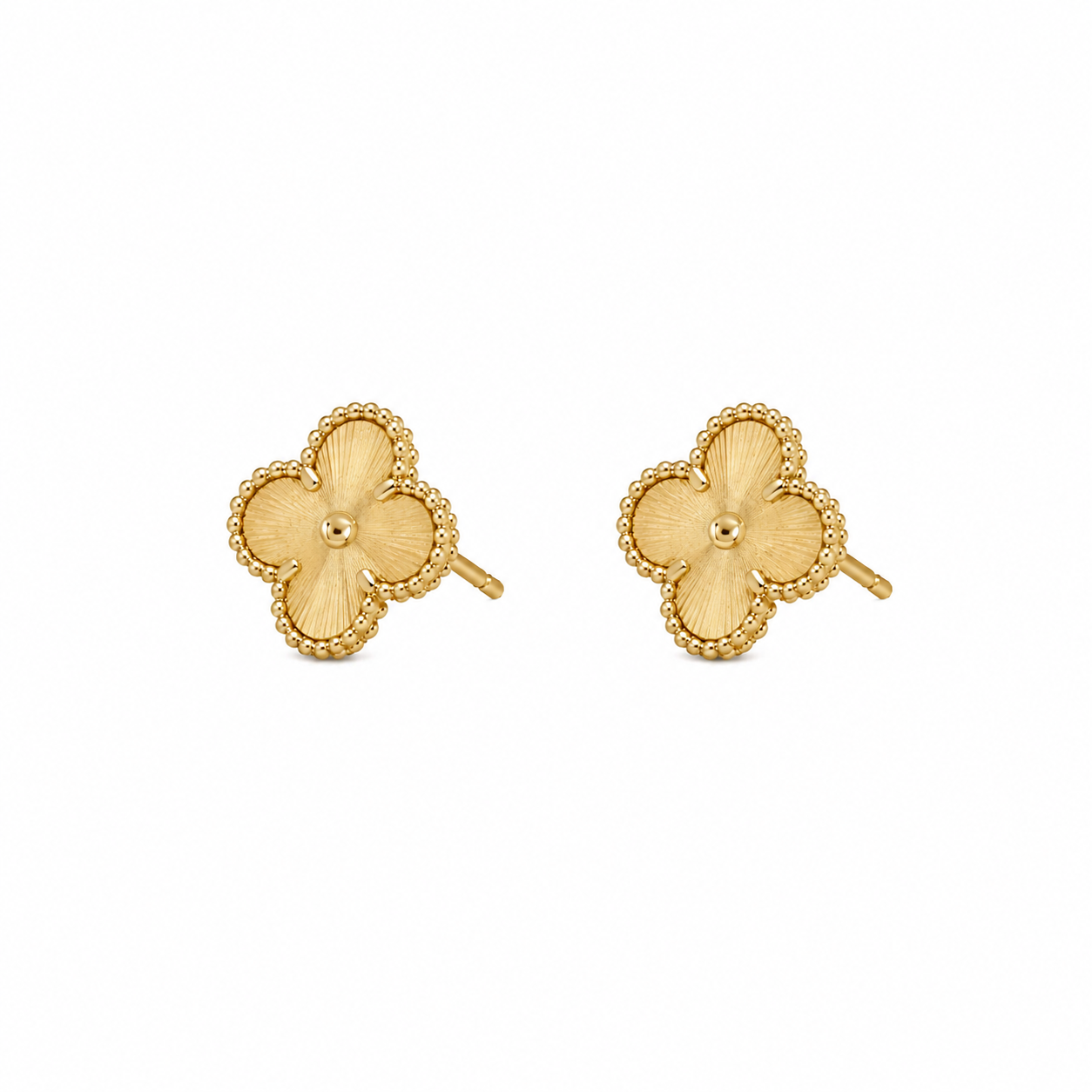 925 Silver, Lucky E, 18K Gold Plated