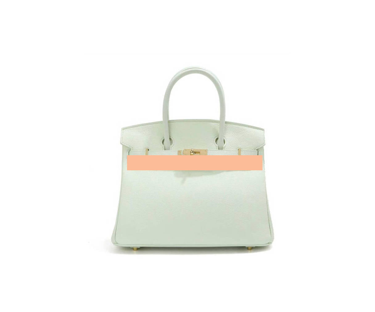 Elegant Togo Leather Top Handle Bag with Crossbody Shoulder Strap