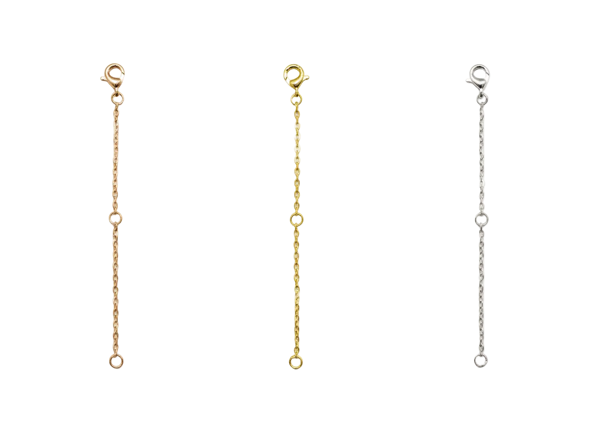 Necklace Length Extender – 4.7 inch | 925 Silver | Matching Finish | Add-On Only