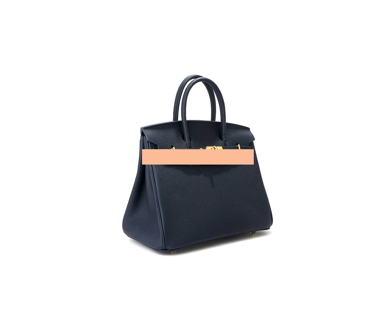 Elegant Togo Leather Top Handle Bag with Crossbody Shoulder Strap
