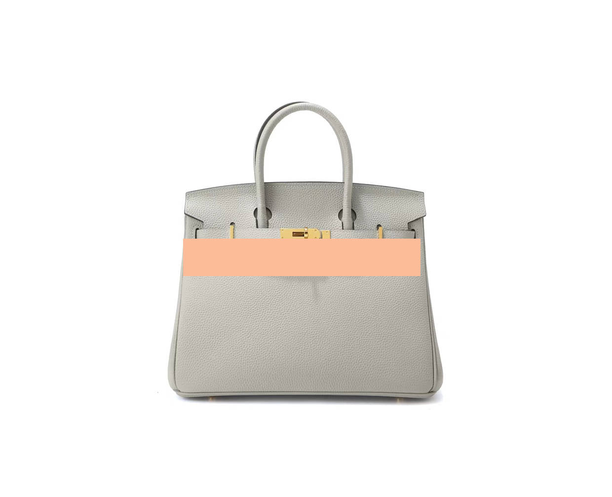 Elegant Togo Leather Top Handle Bag with Crossbody Shoulder Strap