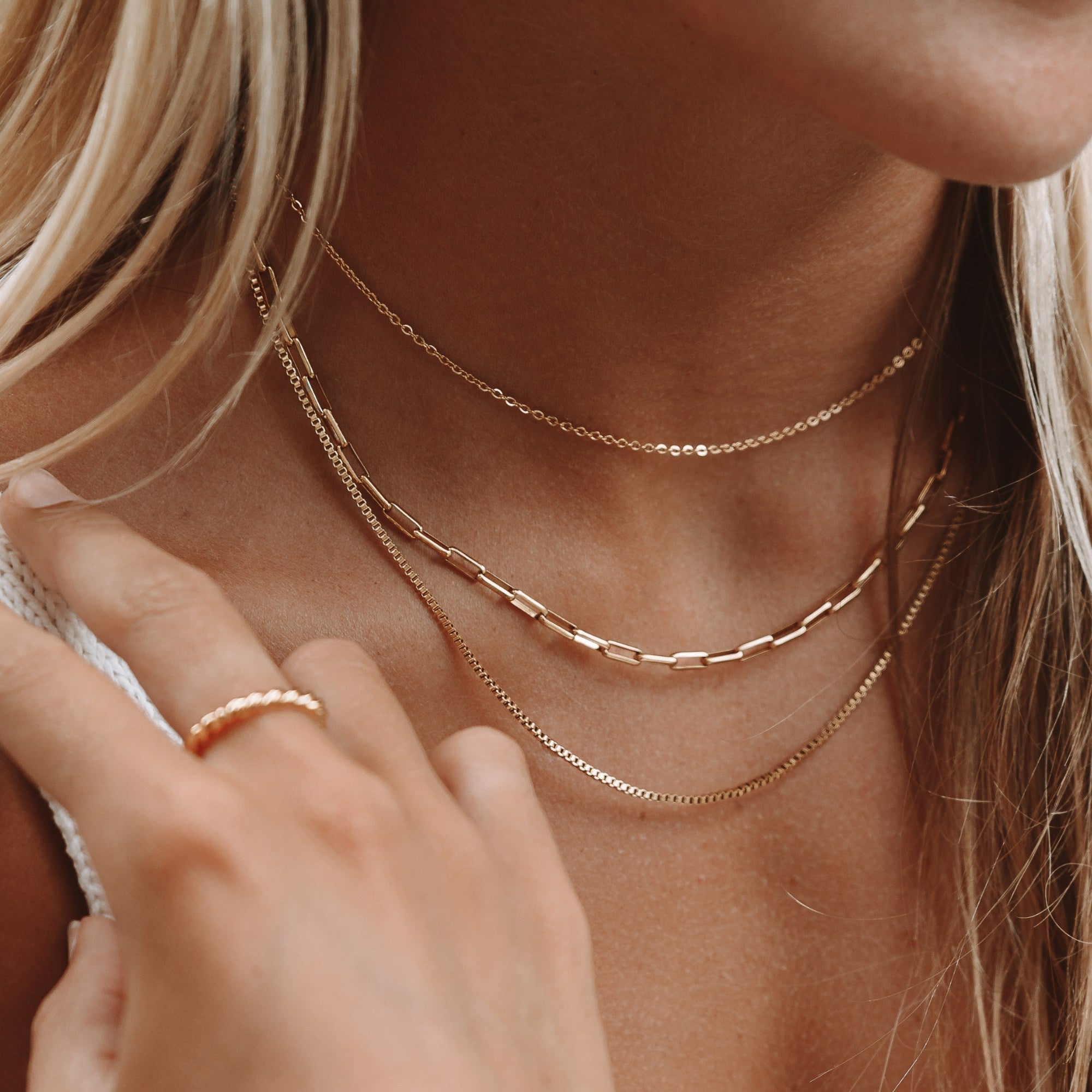 18K Gold-Plated & Silver-Tone Stainless Steel Layered Necklace