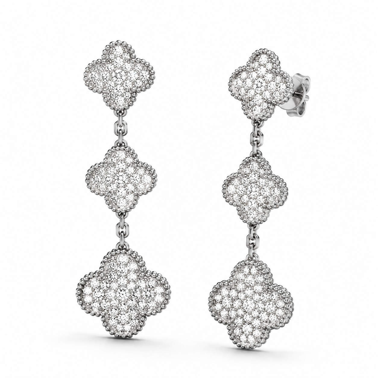 925 Silver, Lucky E, 18K Gold Plated