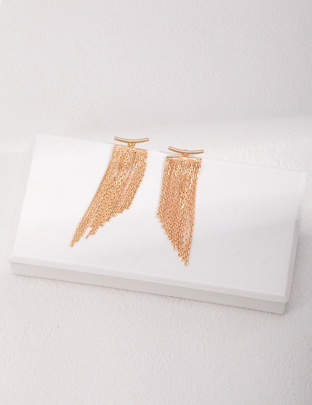 S925 Sterling Silver Earrings - Vintage Gold Plated Elegant Drop Dangle Earrings for Women