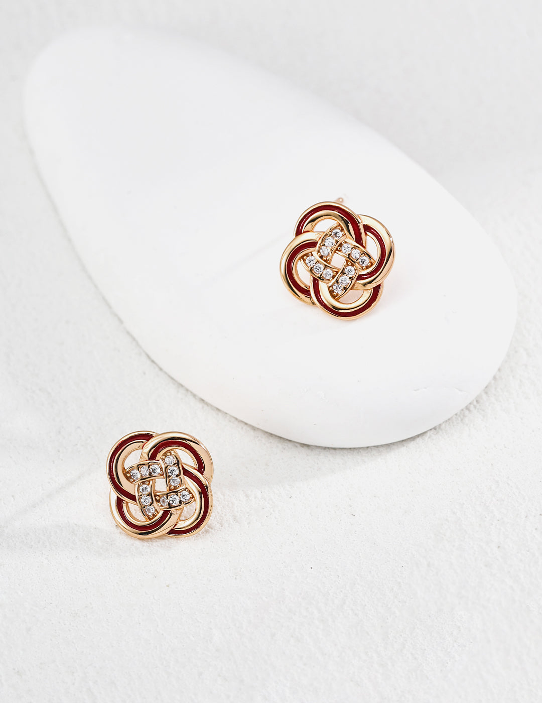 S925 Sterling Silver Vintage Enamel Glaze Jewelry Set - Adjustable Bracelet & Earrings & Ring