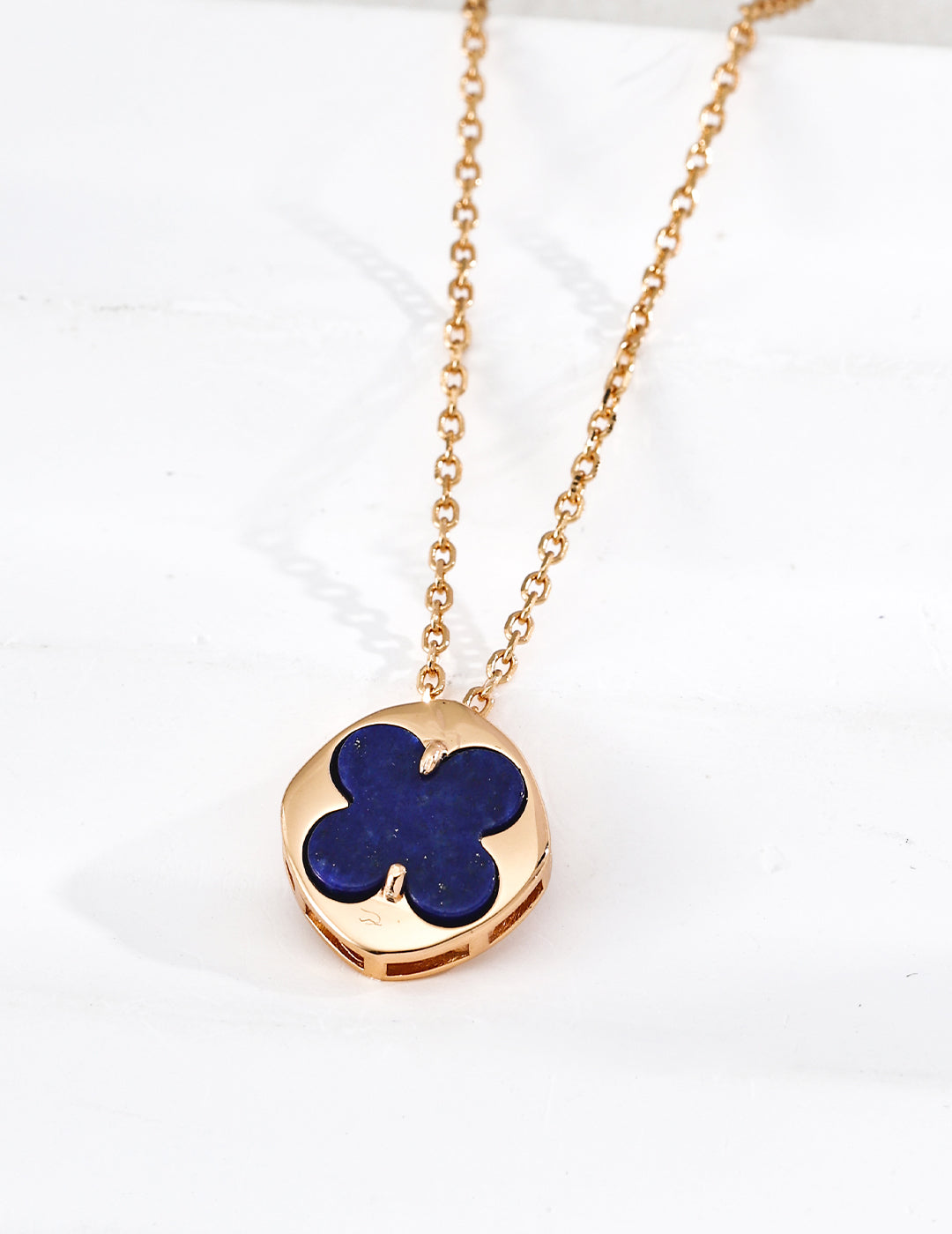 S925 Lucky Four-leaf Clover Jewelry Set  – Adjustable Necklace & Earring