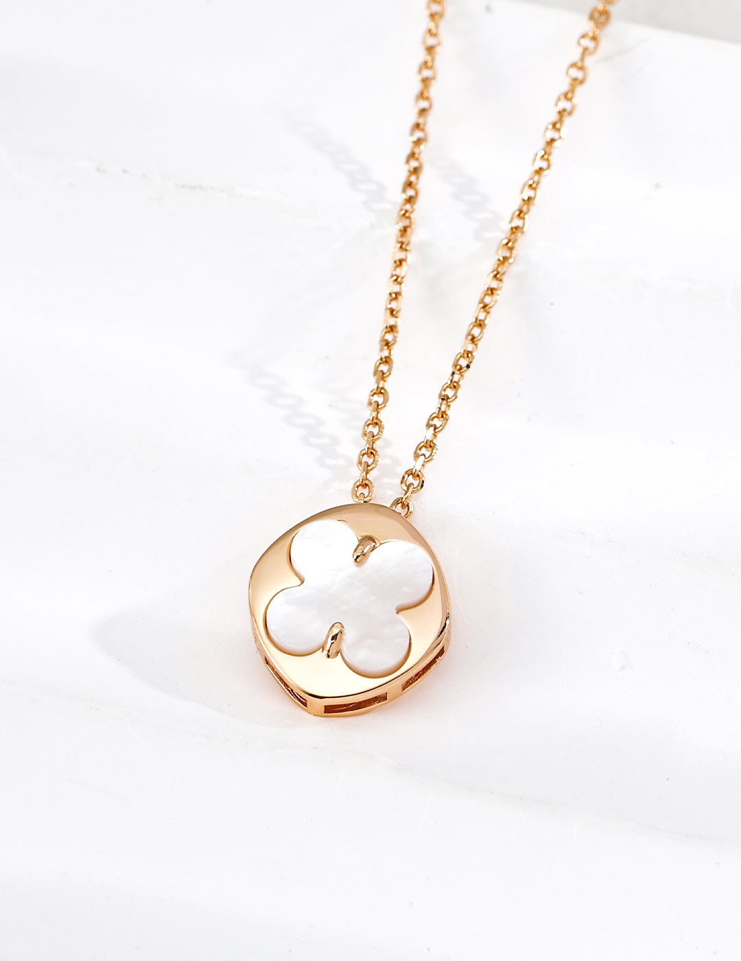 S925 Lucky Four-leaf Clover Jewelry Set  – Adjustable Necklace & Earring