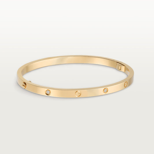 Chivo Boutique Bracelet 18k Gold Plated,Small Model,6 Cubic Zircon