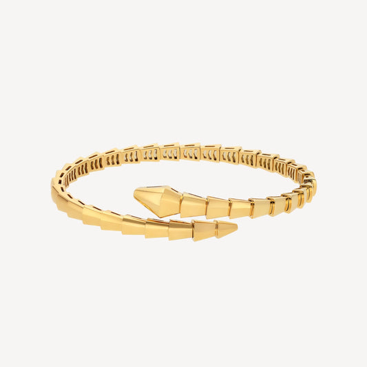 Chivo Boutique Serpenti Bracelet,18k Yellow Gold Plated
