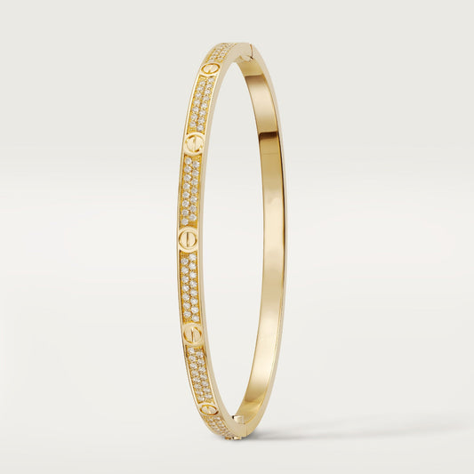 Chivo Boutique Bracelet 18k Gold Plated,small Model, Cubic Zircon Paved