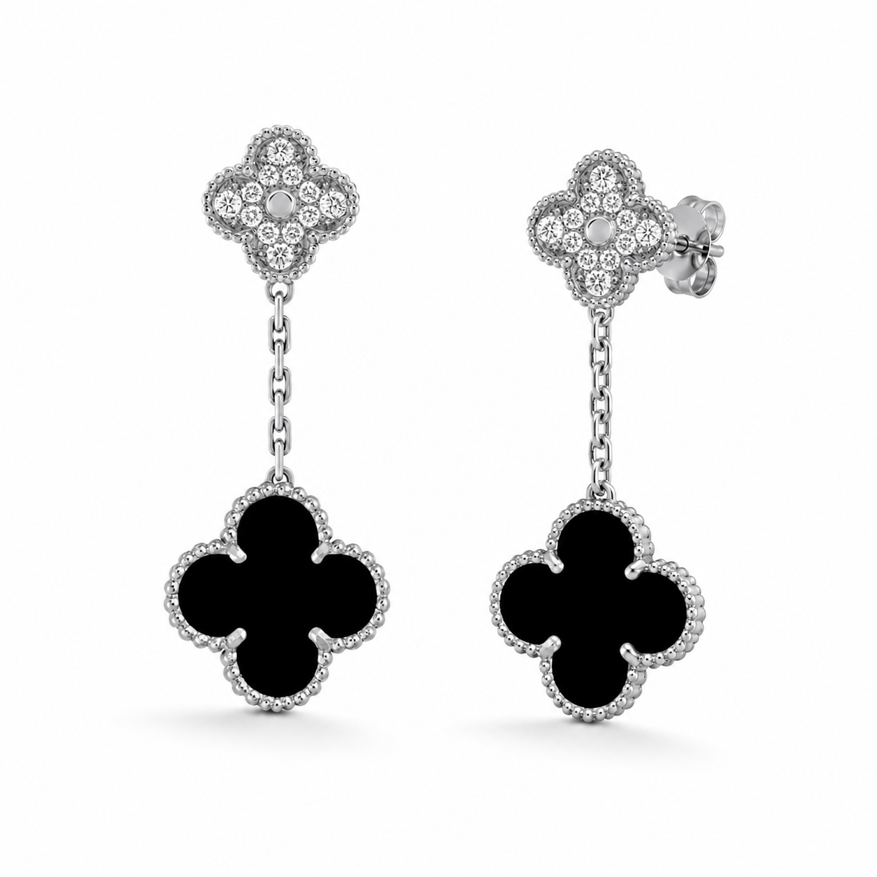 925 Silver, Lucky E, 18K Gold Plated