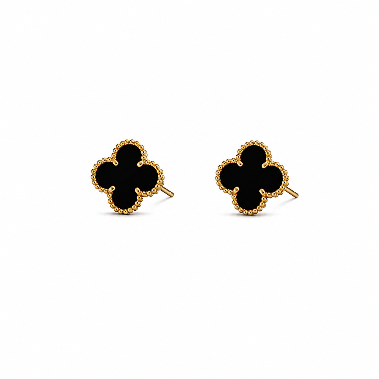925 Silver, Lucky E, 18K Gold Plated