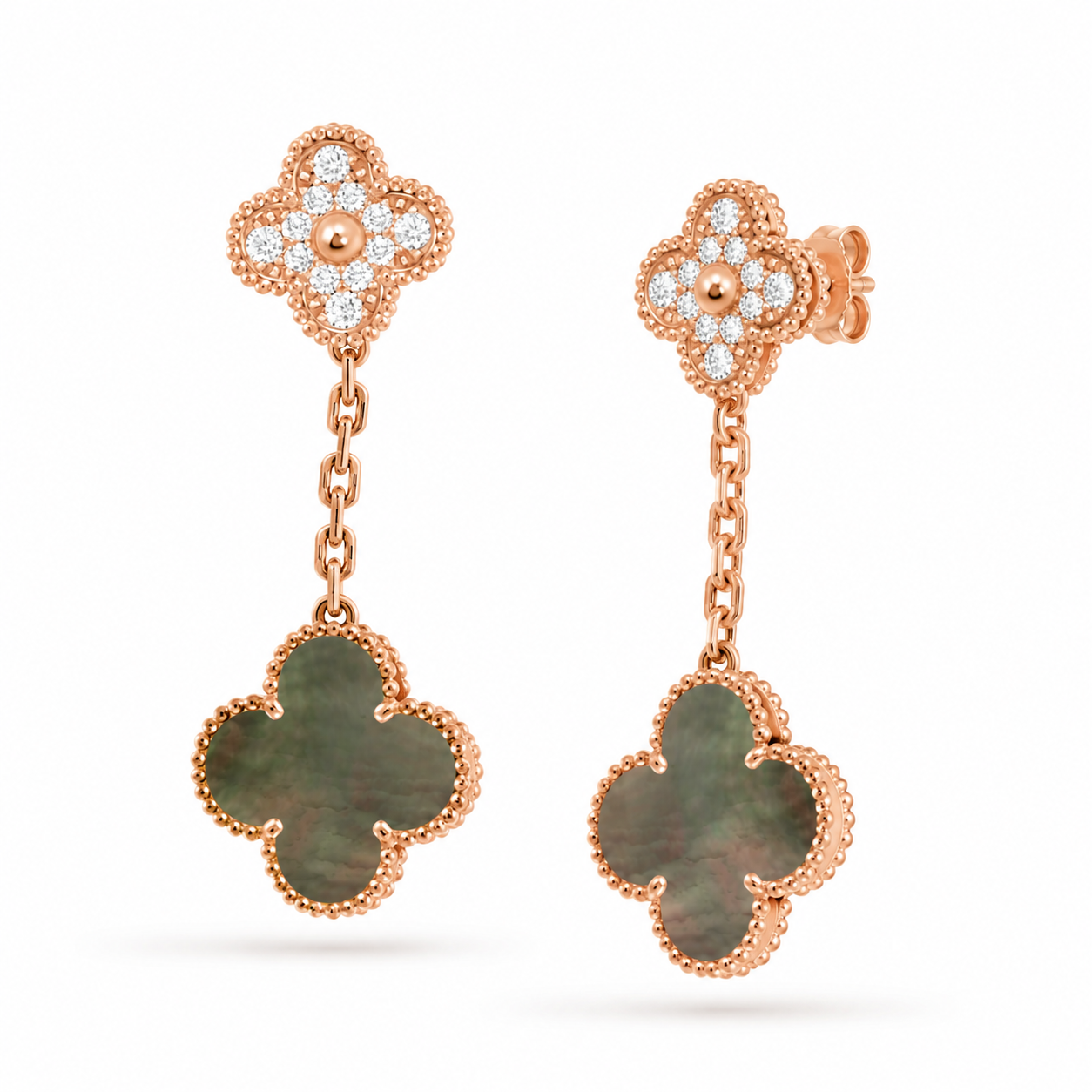 925 Silver, Lucky E, 18K Gold Plated