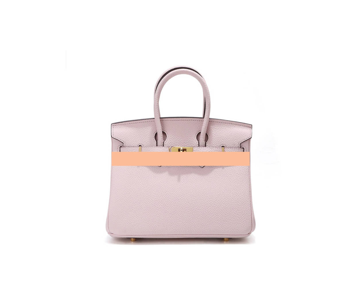 Elegant Togo Leather Top Handle Bag with Crossbody Shoulder Strap