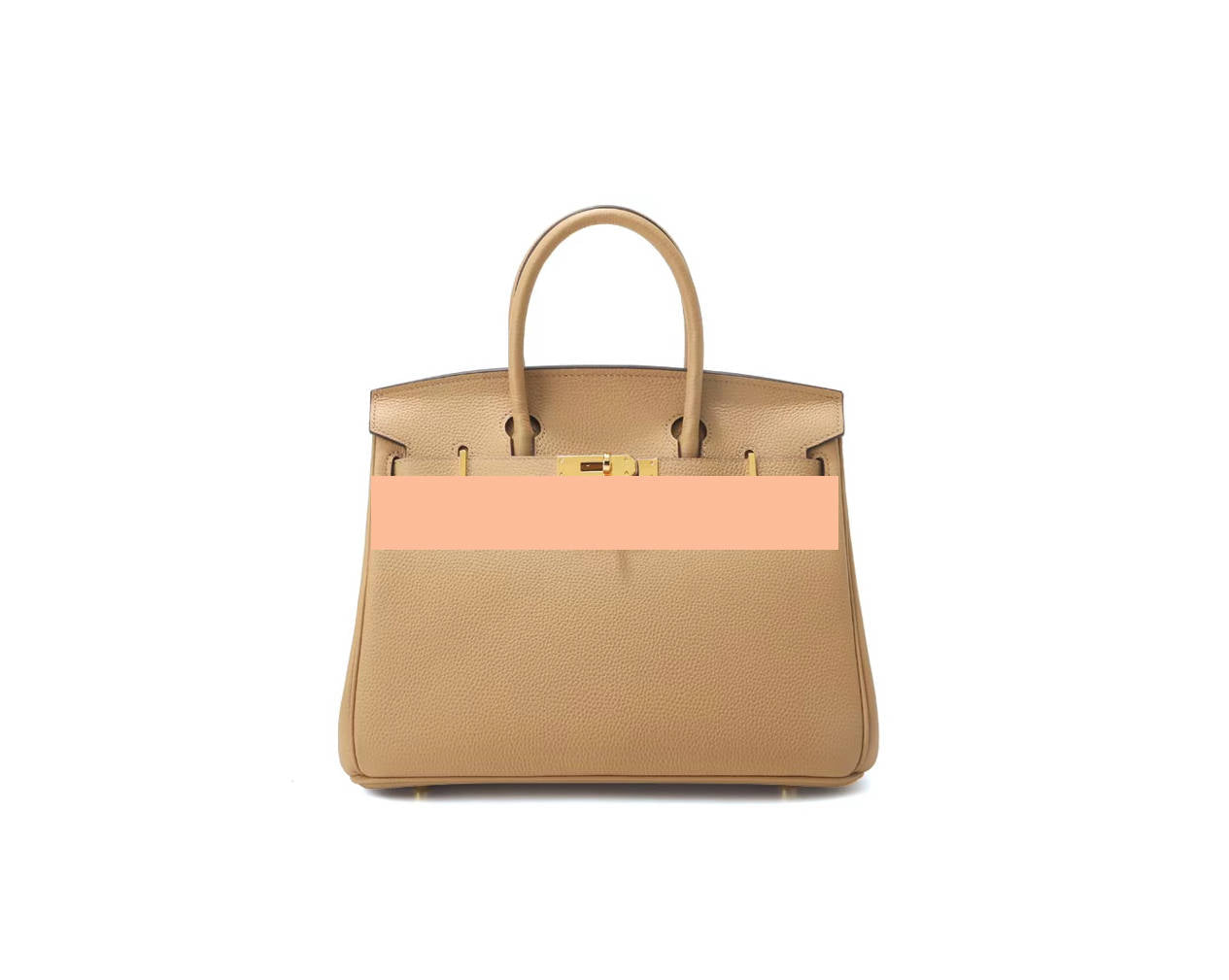 Elegant Togo Leather Top Handle Bag with Crossbody Shoulder Strap