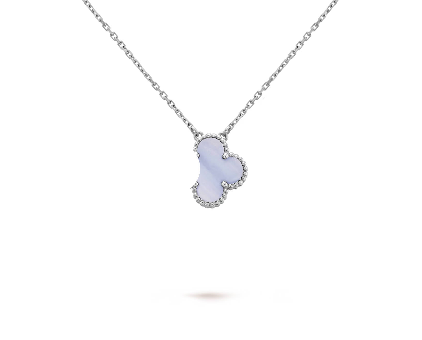Clover Motif Pendant Necklace, 18K Gold Plated, 1 Motif - Symbol of Luck & Elegance