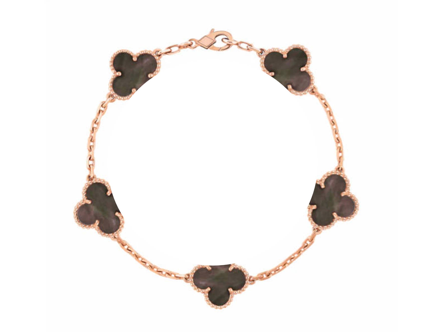 Clover Motif Bracelet, 18K Gold Plated - Symbol of Luck & Elegance