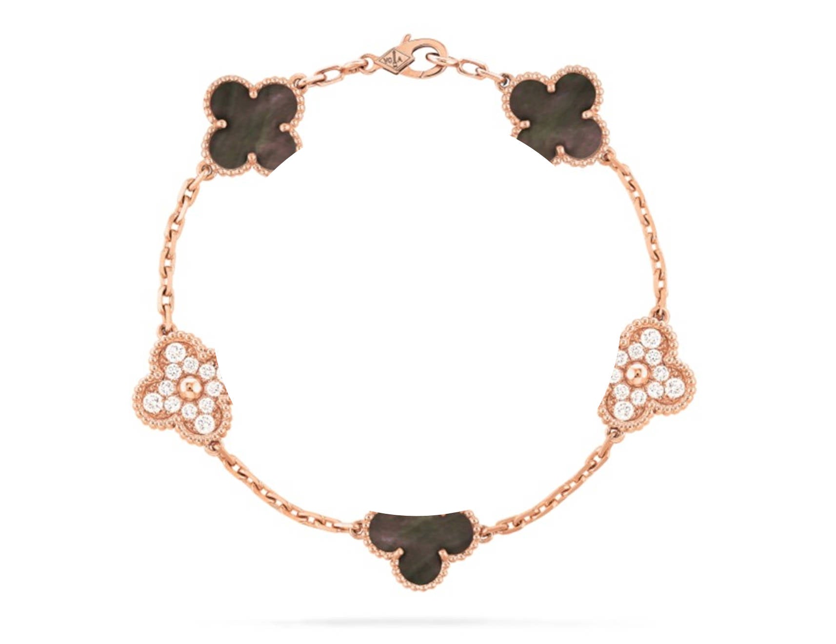 Clover Motif Bracelet, 18K Gold Plated - Symbol of Luck & Elegance