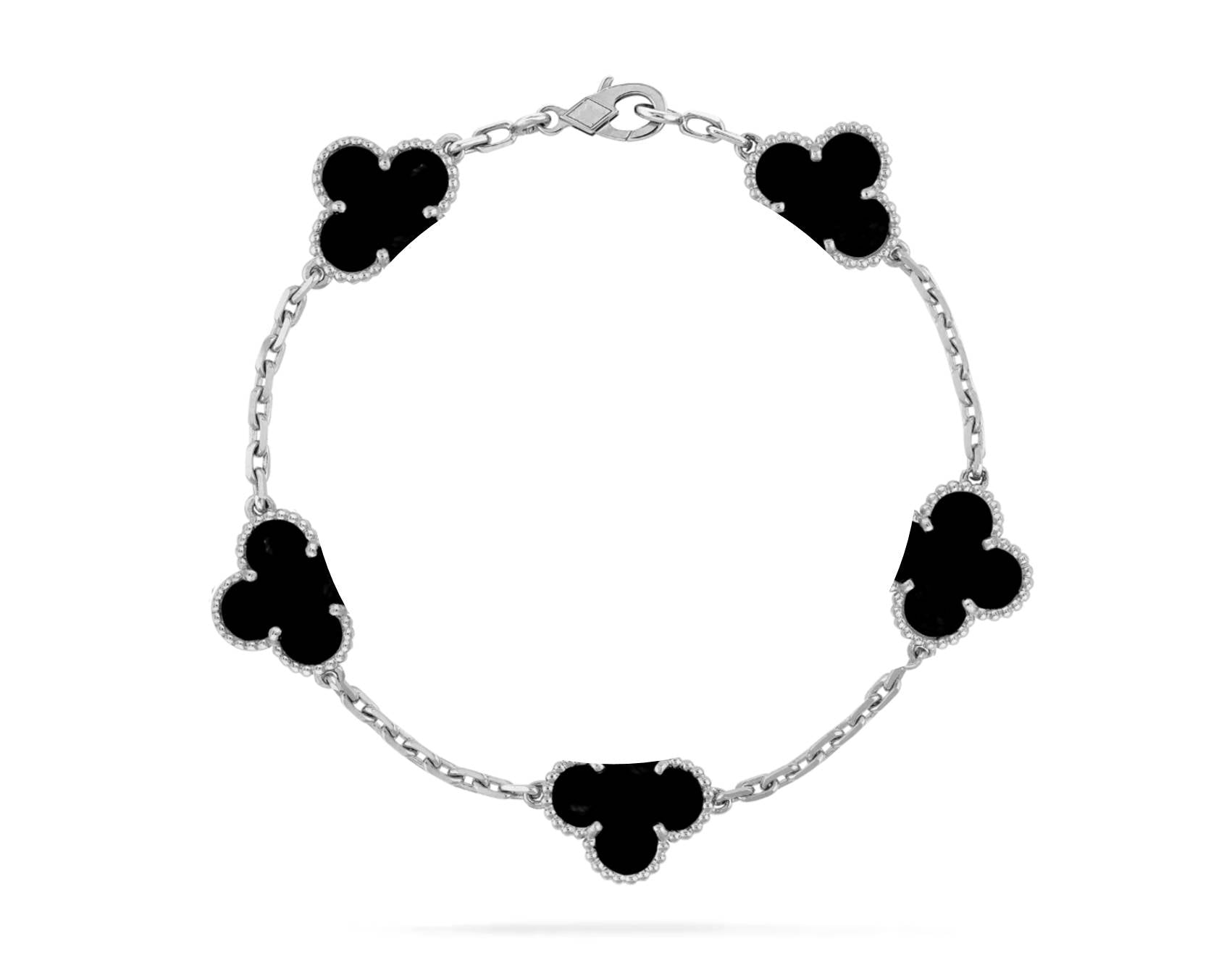 Clover Motif Bracelet, 18K Gold Plated - Symbol of Luck & Elegance