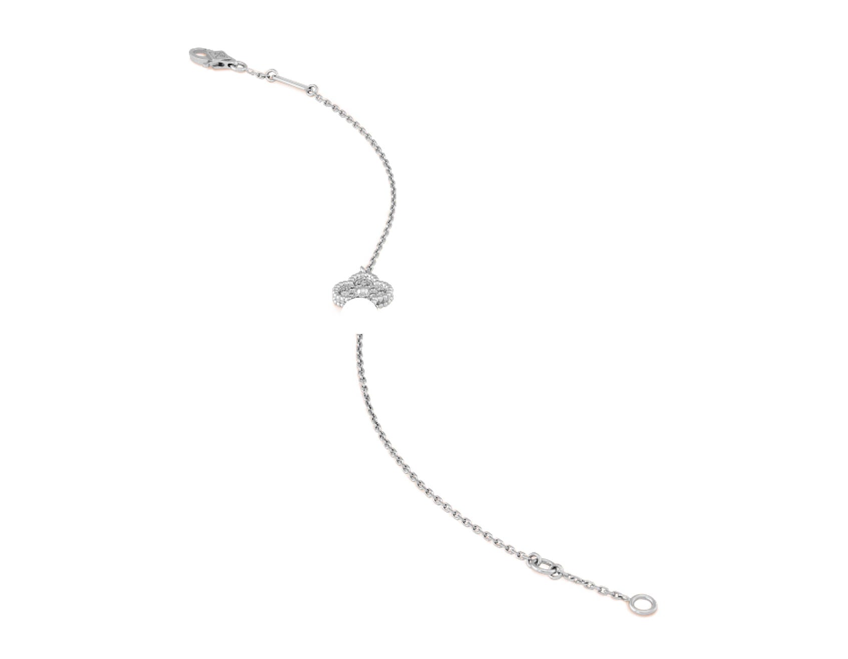 Sweet Clover Leaf Bracelet, 18K Gold Plated, 1 Small Motif - Symbol of Luck & Elegance
