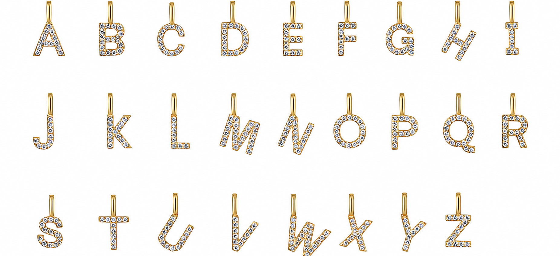 Your Name - S925 Sterling Silver Custom Letter Necklace