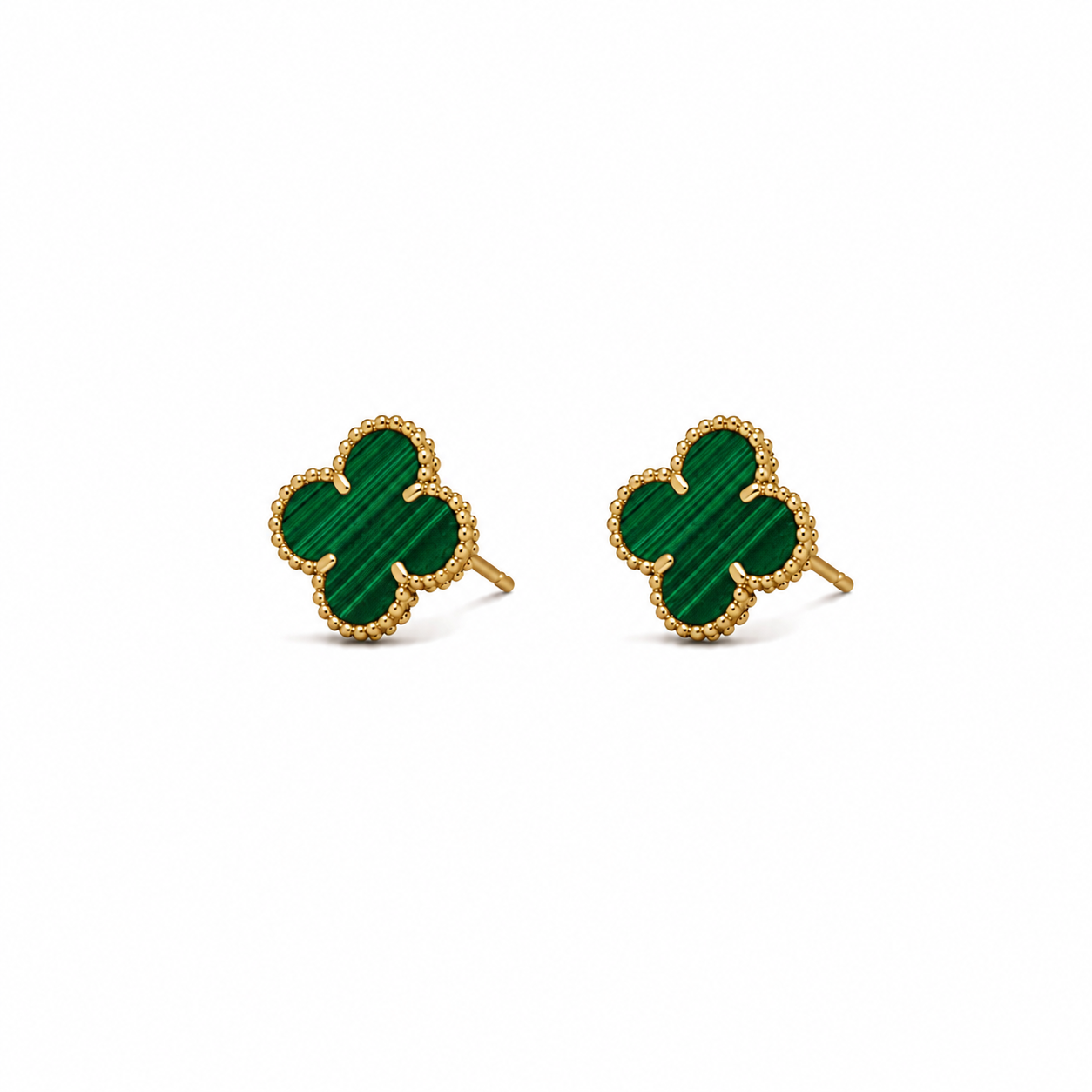 925 Silver, Lucky E, 18K Gold Plated