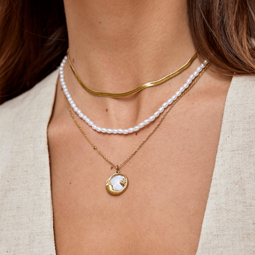 18K Gold-Plated Stainless Steel Snake Chain Necklace