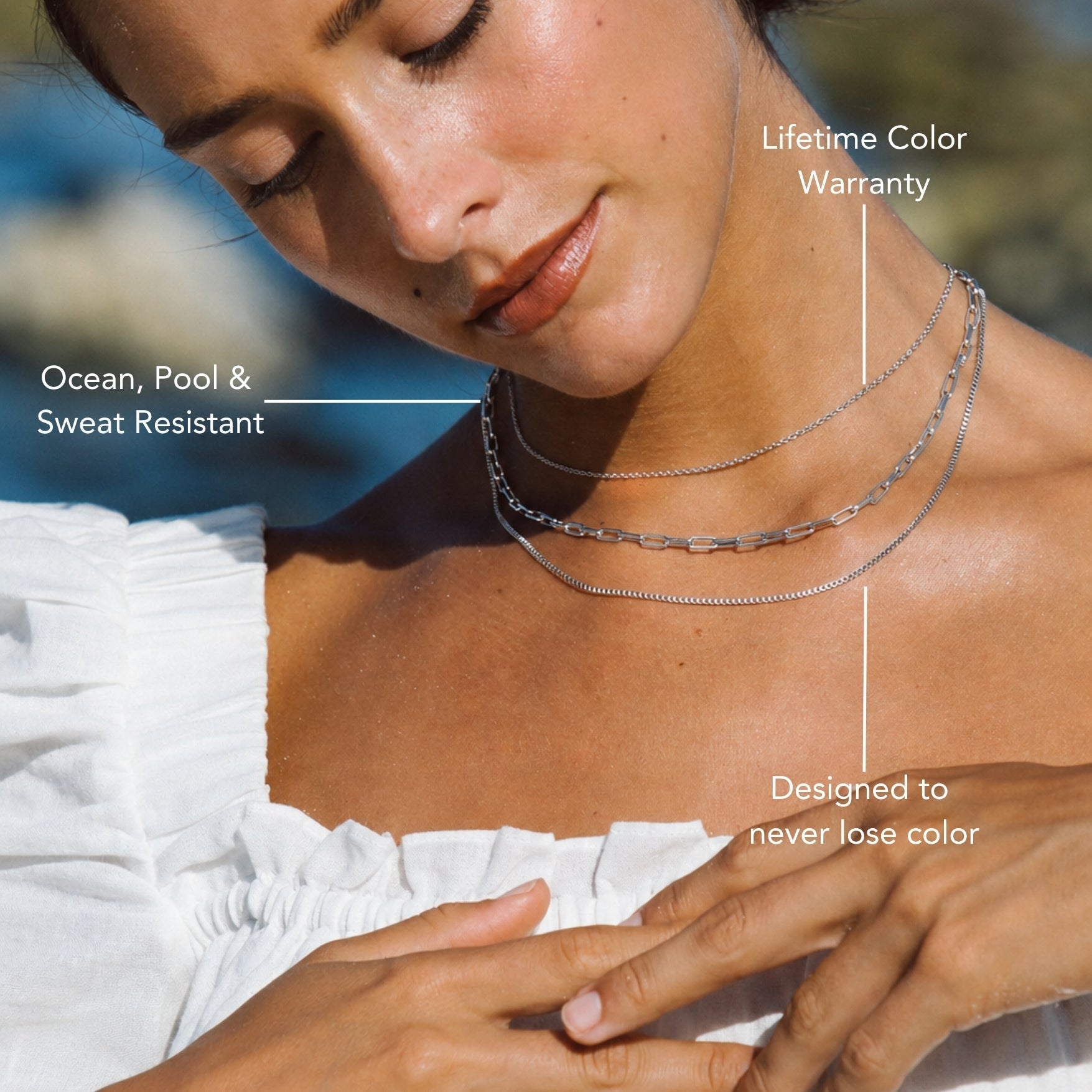 18K Gold-Plated & Silver-Tone Stainless Steel Layered Necklace