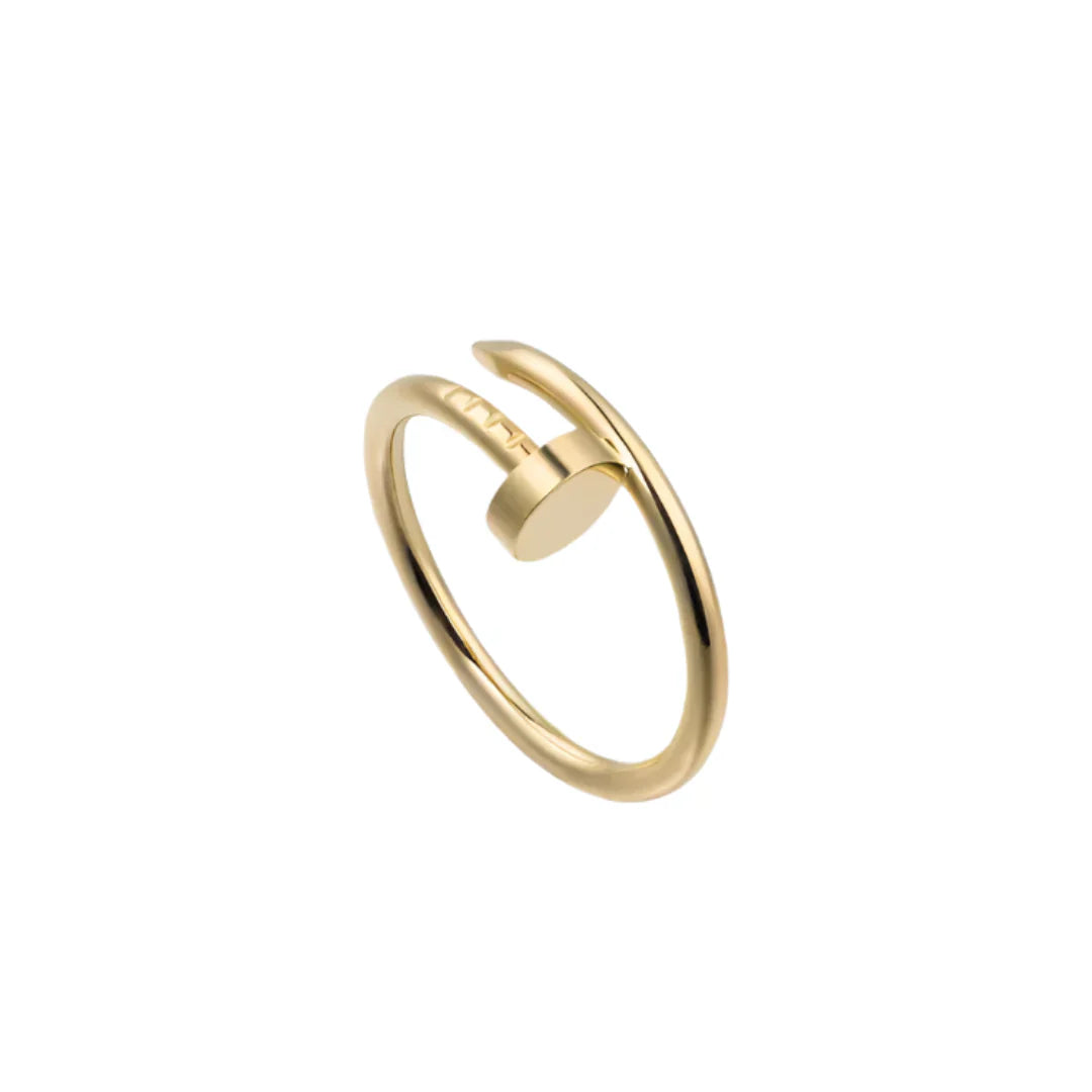 Juste Un Clou Ring Small Model Yellow Gold Vermeil Nail-Inspired Design